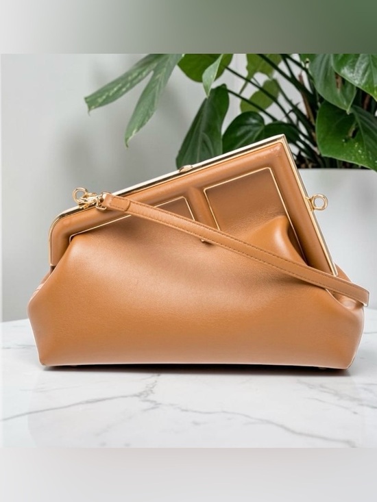 Fendi Handbags - ✨🛍️ Fendi Light Brown Leather Fendi First Bag - Small